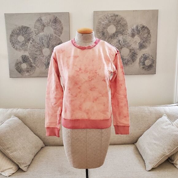 Vigoss Acid Wash Cotton Sweatshirt size XS in Peach - NEW - Picture 2 of 10